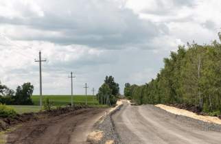 В Курской области строят 6 км дороги от Больших Бутырок до плодохранилища