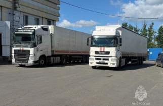 МЧС привезло в Курскую область еще 160 тонн продуктов