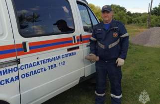 Курские спасатели вывезли артиллерийский снаряд из деревни Быстрик