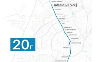 В Курске с 1 июля заработает новый автобусный маршрут 20Г