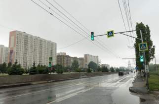 В Курске включили 8 новых светофоров на проспекте Победы, на подходе девятый