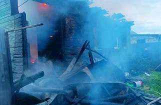 В Дмитриевском районе на пожаре погиб 65-летний мужчина