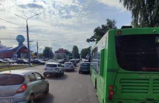 В Курске новая настройка светофоров спровоцировала пробки