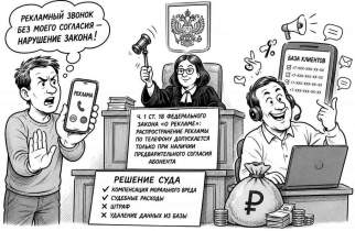 Курянин отсудил 18 тысяч рублей за незаконный рекламный звонок