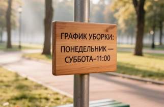 В парках и скверах Курска установят таблички с графиком уборки и телефонами