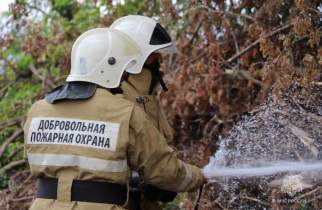 Курские добровольцы с начала года потушили 19 пожаров