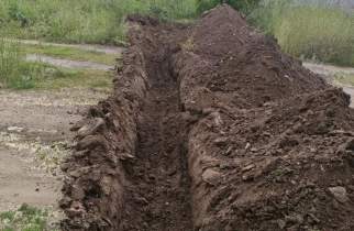 В Курске место ликвидации злостной свалки оградили земляным отвалом