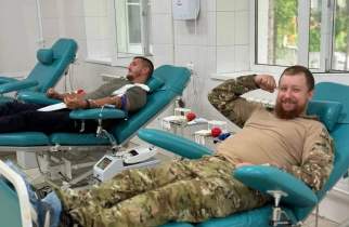 Бойцы бригады «БАРС-Курск» сдали кровь для раненых и гражданских