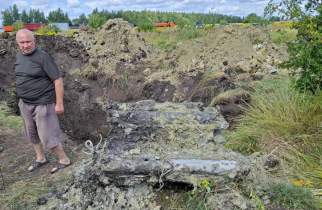 В Курской области обнаружены останки боевого самолета